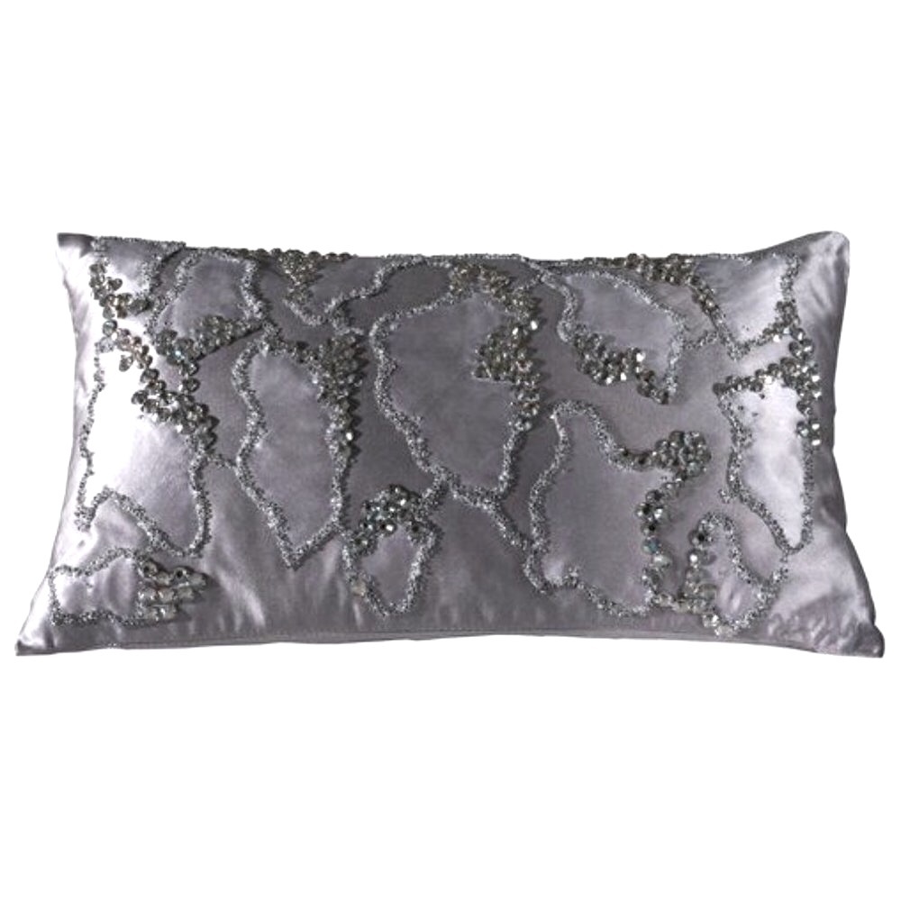 NWT Donna Karan Modern Classics "Crystal Outline" Decorative Pillow, 12" x 16"